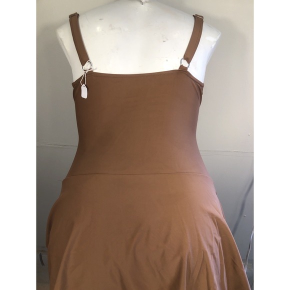 B2prity One Piece Swimdress Swimsuits Women Tummy Control Swim Dress Skirt XXL - Picture 8 of 12